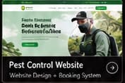 Pest Control website preview