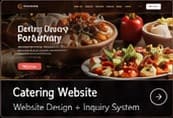 Catering & Events website preview