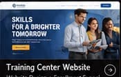 Training Center website preview