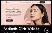 Aesthetic Clinic website preview
