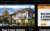 Real Estate website preview